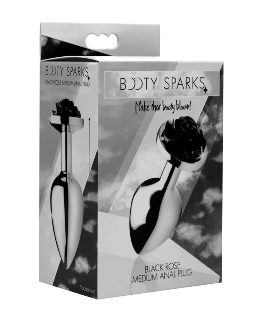Black Rose Butt Plug