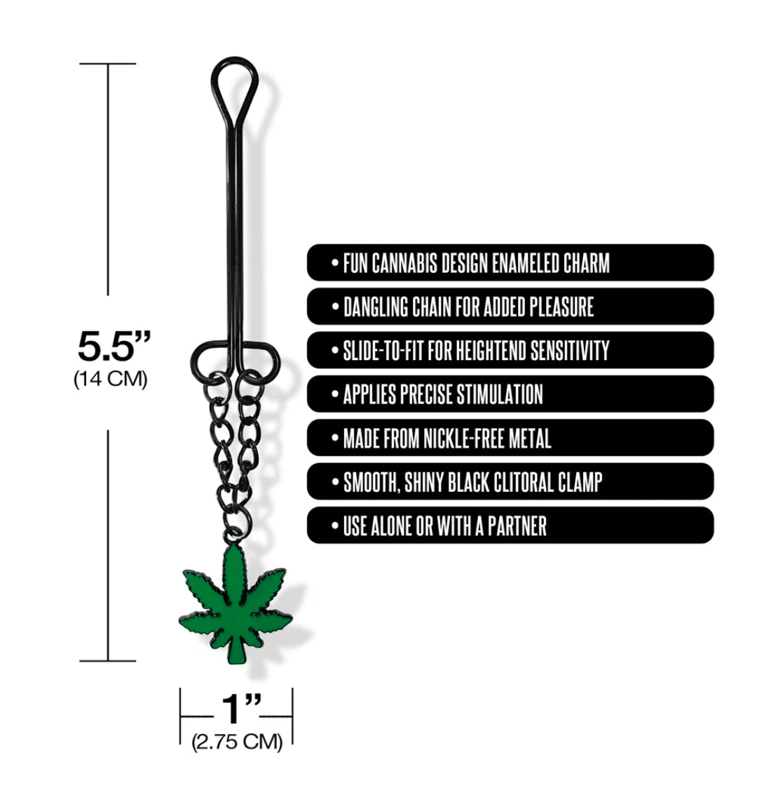 Stoner Vibes Chronic Collection Clitoral Clamp with Chain