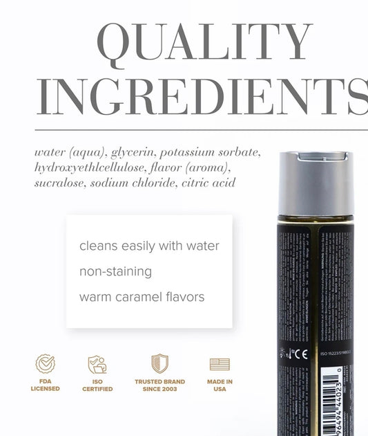 JO Gelato Salted Caramel Flavored Water-Based Lubricant 4 oz.