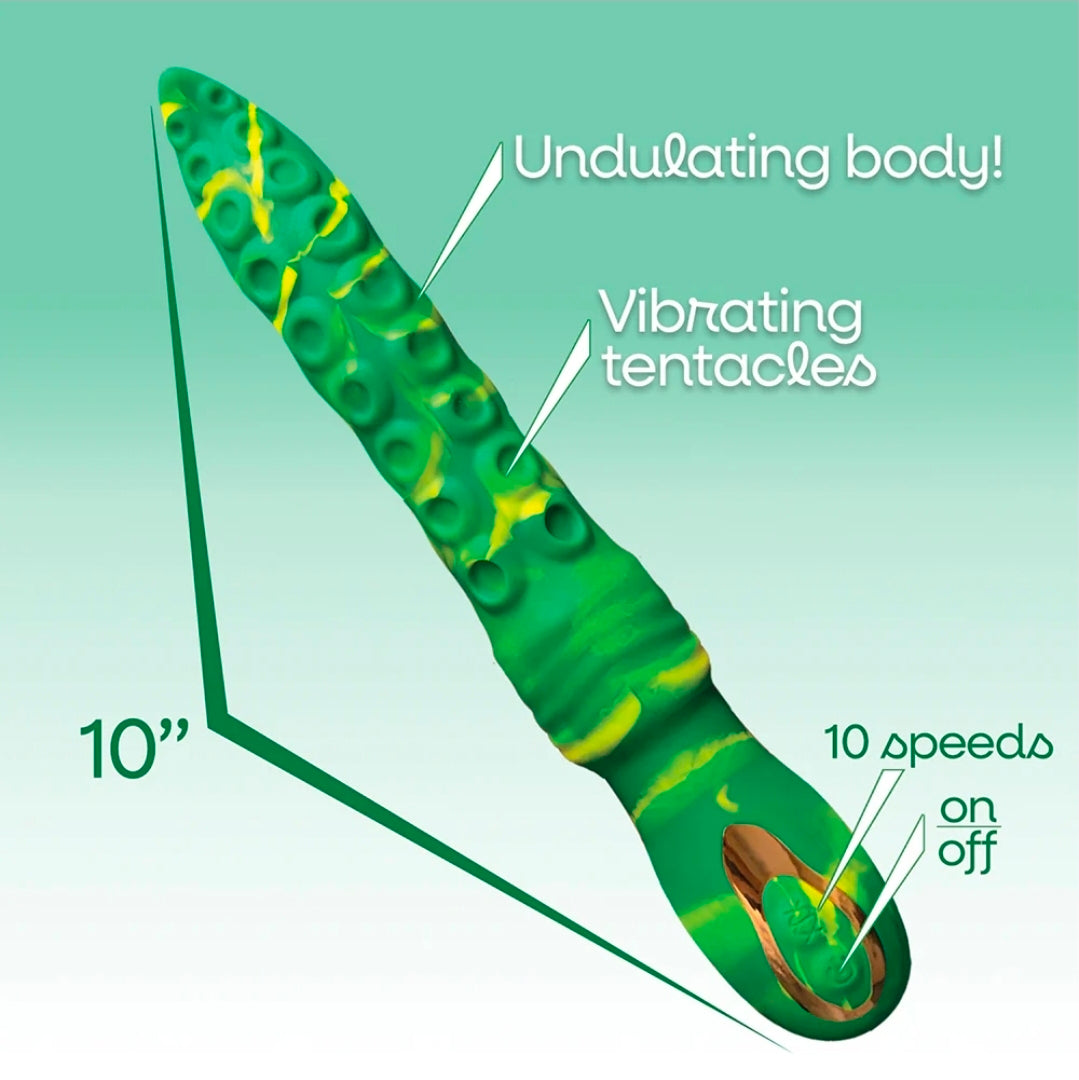 AlienNation Nessie Silicone Thrusting Squirming Tentacle Vibrator