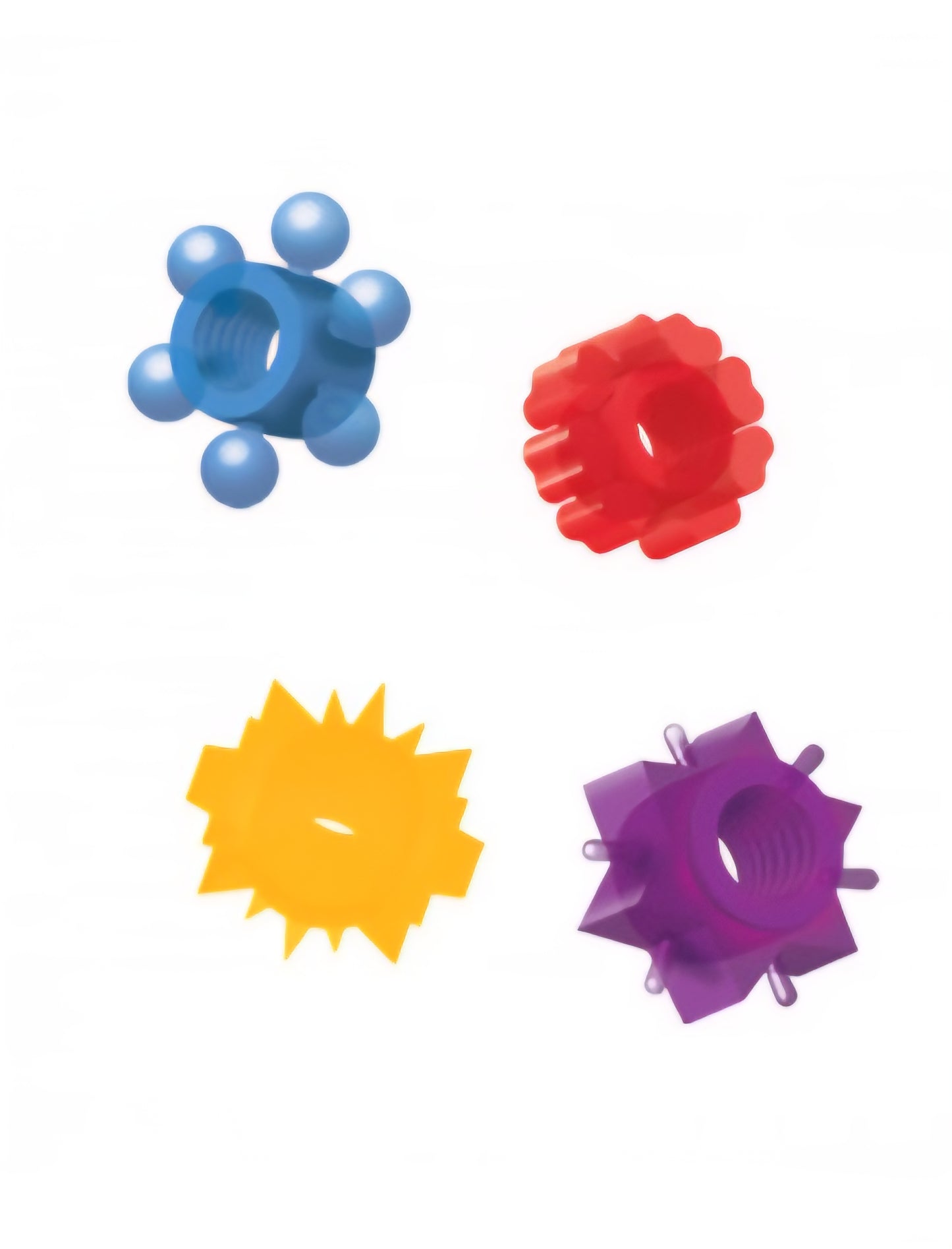 Pleasure Stars Jelly Cock Rings