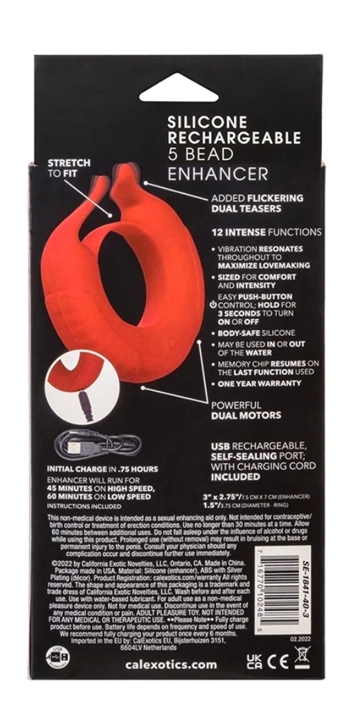 Silicone Rechargeable Taurus Enhancer