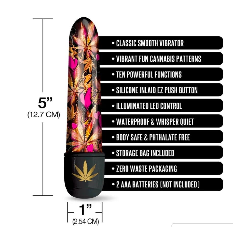 Prints Charming Buzzed 5" Mini Vibe - Pink Kush