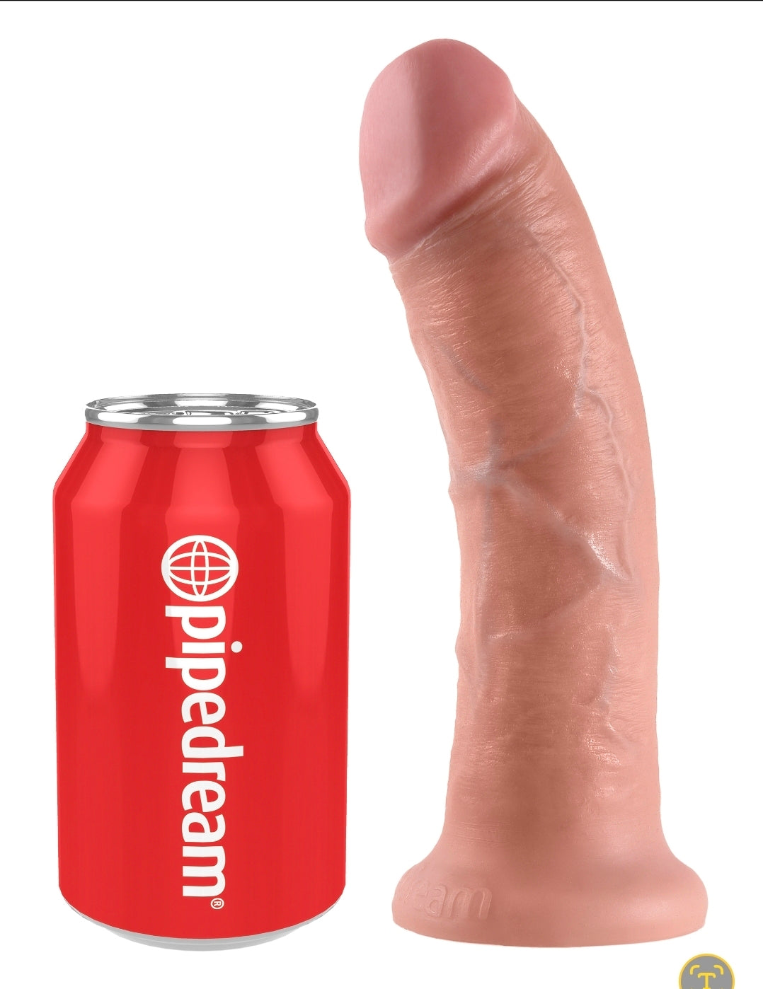 King Cock 8-Inch Cock - Flesh
