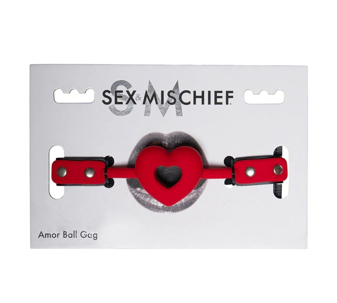 S&M Amor Heart Ball Gag