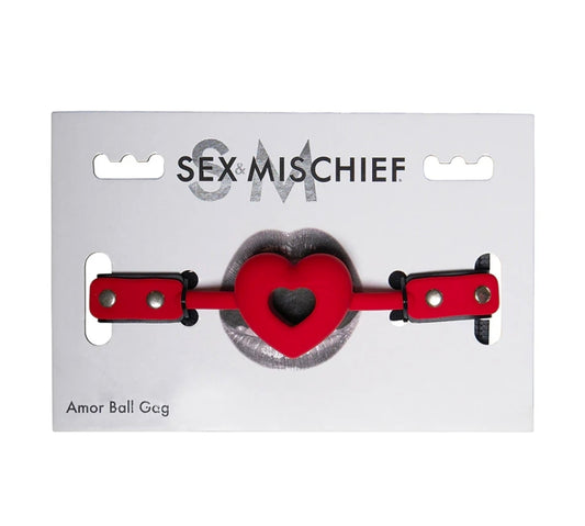 S&M Amor Heart Ball Gag