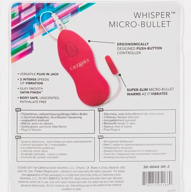 Classic Whisper Micro Bullet- Pink