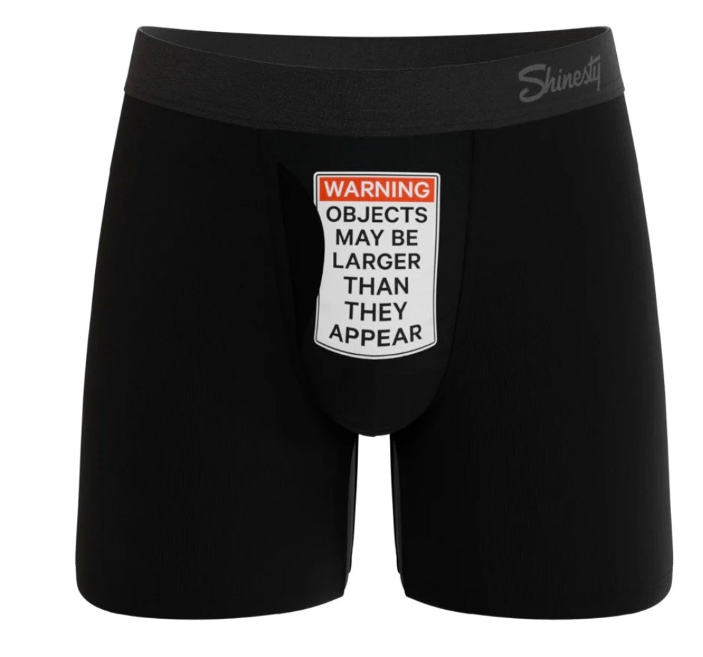 Shinesty The Rear View Size Warning Ball Hammock Pouch Underwear XS, S, M, L, XL, 2XL