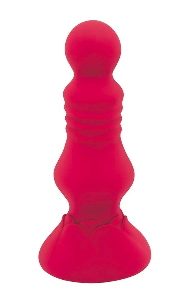 Secret Kisses Rosegasm Remote Control Thrusting Floret Butt Plug