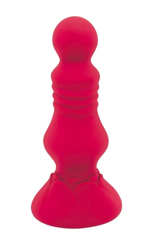 Secret Kisses Rosegasm Remote Control Thrusting Floret Butt Plug