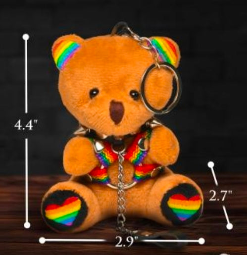 Pride Bear Keychain