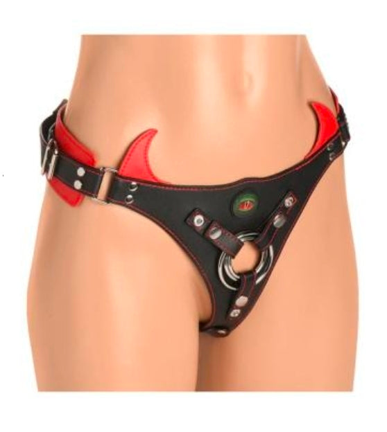 Horny Devil Strap On Harness