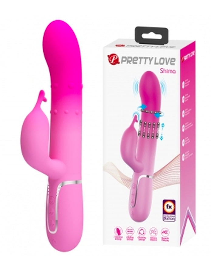 Pretty Love Shima Vertical & Horizontal Beads Rabbit Pink