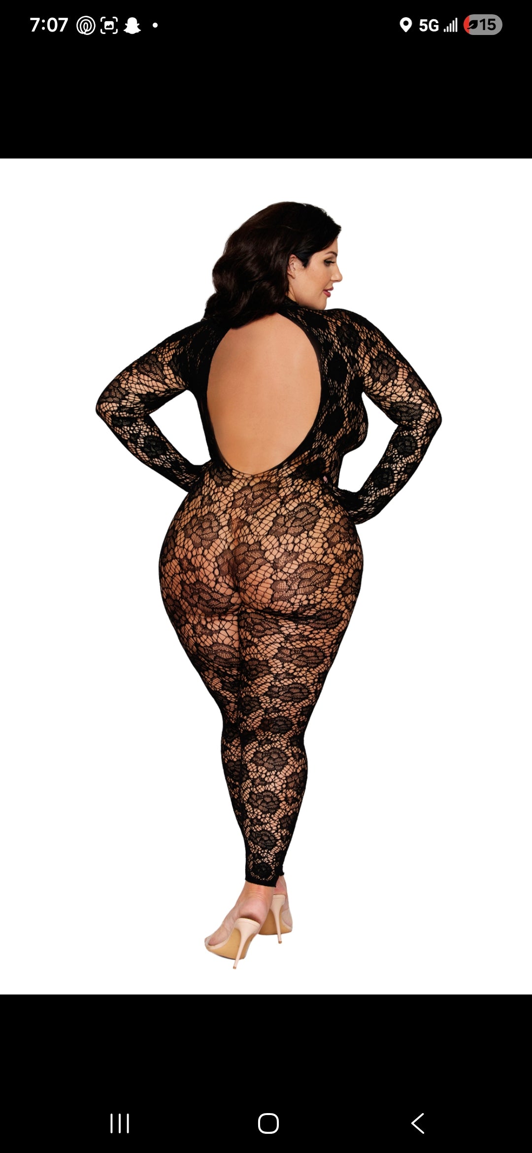 Gloved Bodystocking Dmnd - Queen Size-3 Colors Available