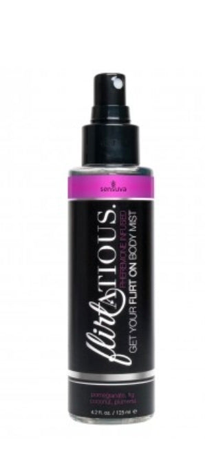 Flirtatious Pheromone Infused Body Mist - Pomegranate, Fig, & Plumeria - 4.2 fl.oz /125ml