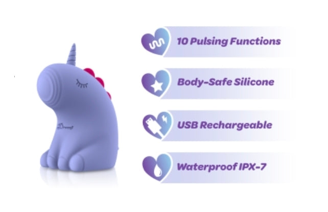 Dreamii Pulse Pulsing Unicorn Stimulator - Mystical Purple