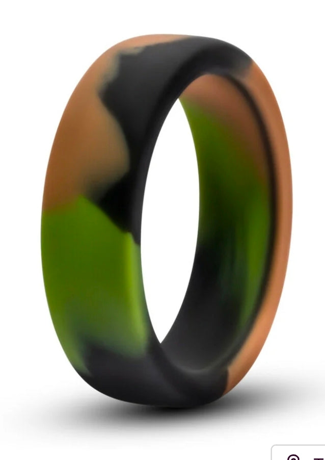 Performance Silicone Camo Cock Ring Green Camouflage