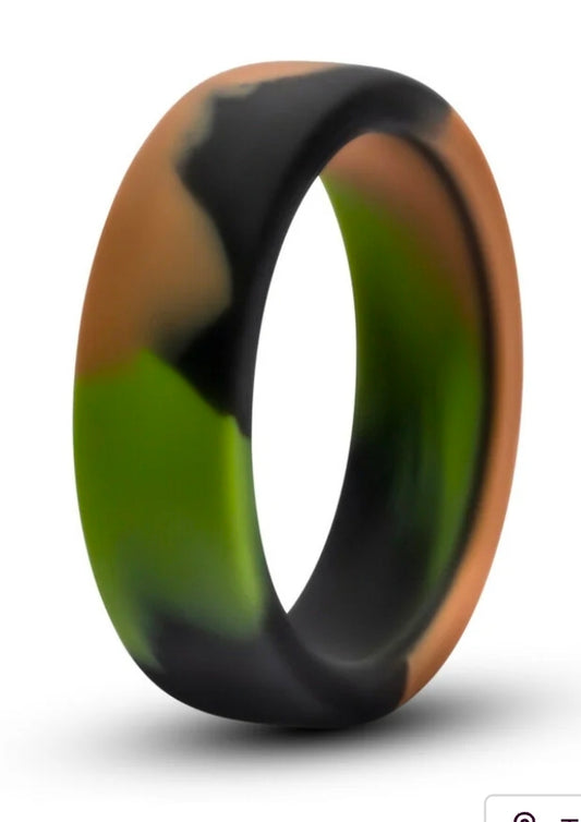 Performance Silicone Camo Cock Ring Green Camouflage
