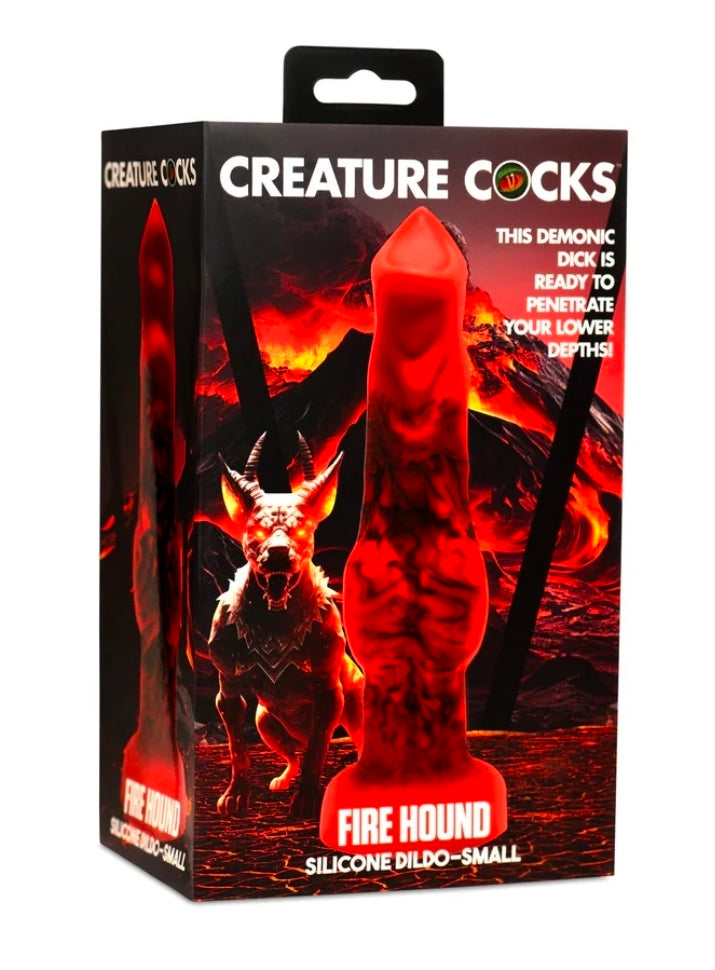 Creature Cocks Fire Hound Silicone Dildo S