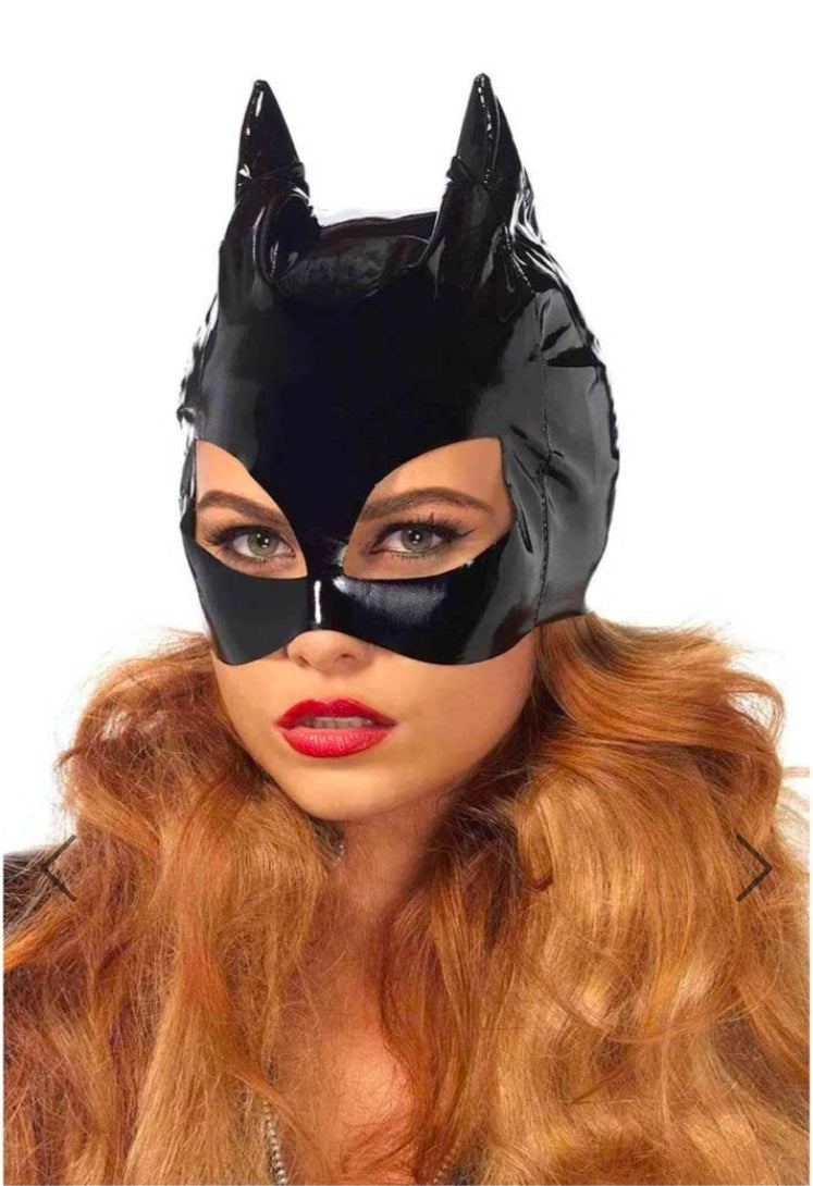 Vinyl Cat Mask - Black
