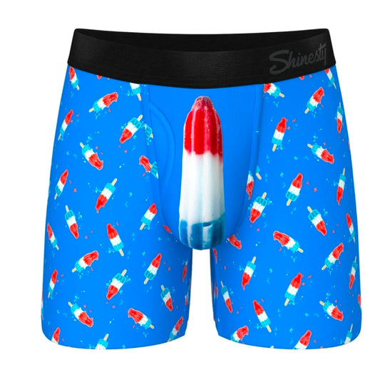 Shinesty The Popsicle Stick Apex USA Ball Hammock Pouch Underwear with Fly XS, S, M, L, XL, 2XL