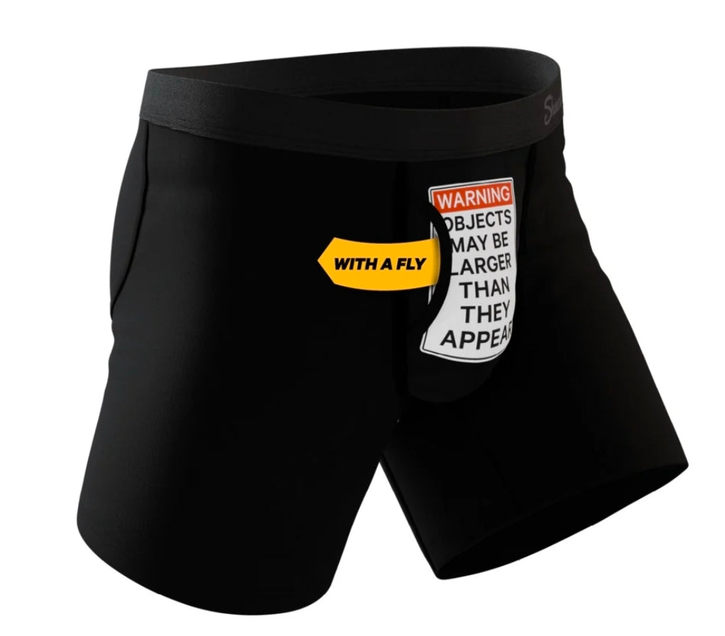 Shinesty The Rear View Size Warning Ball Hammock Pouch Underwear XS, S, M, L, XL, 2XL