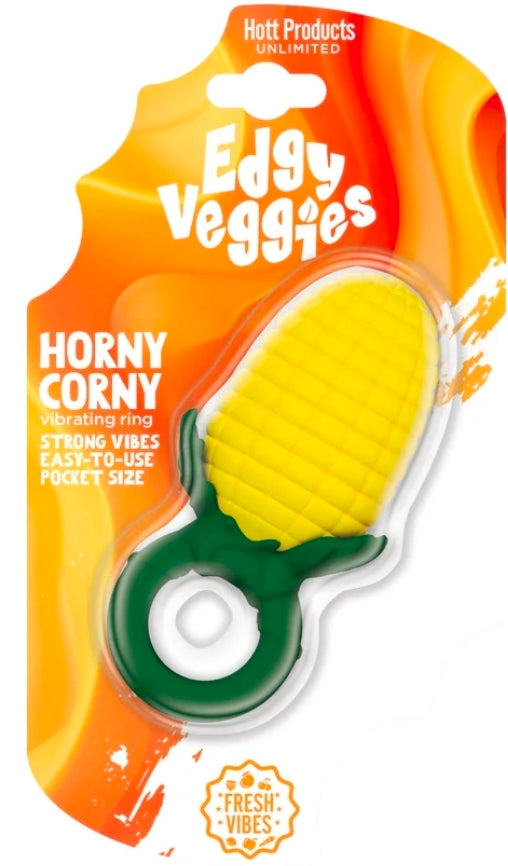 Edgy Veggies Horny Corny Vibrating Ring