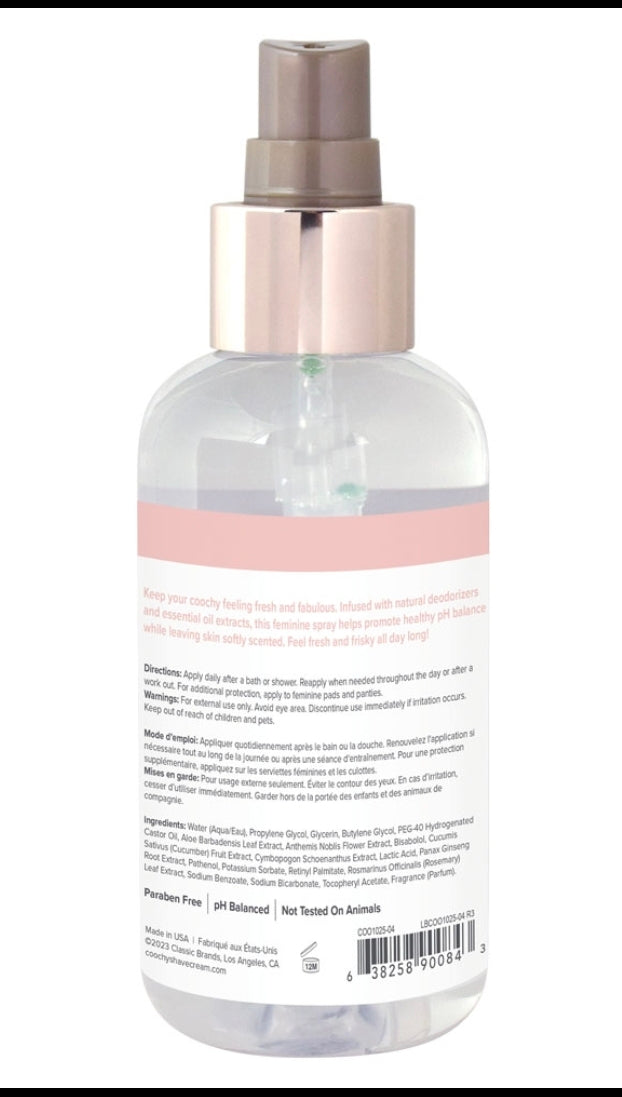 Coochy Intimate Feminine Spray 4oz