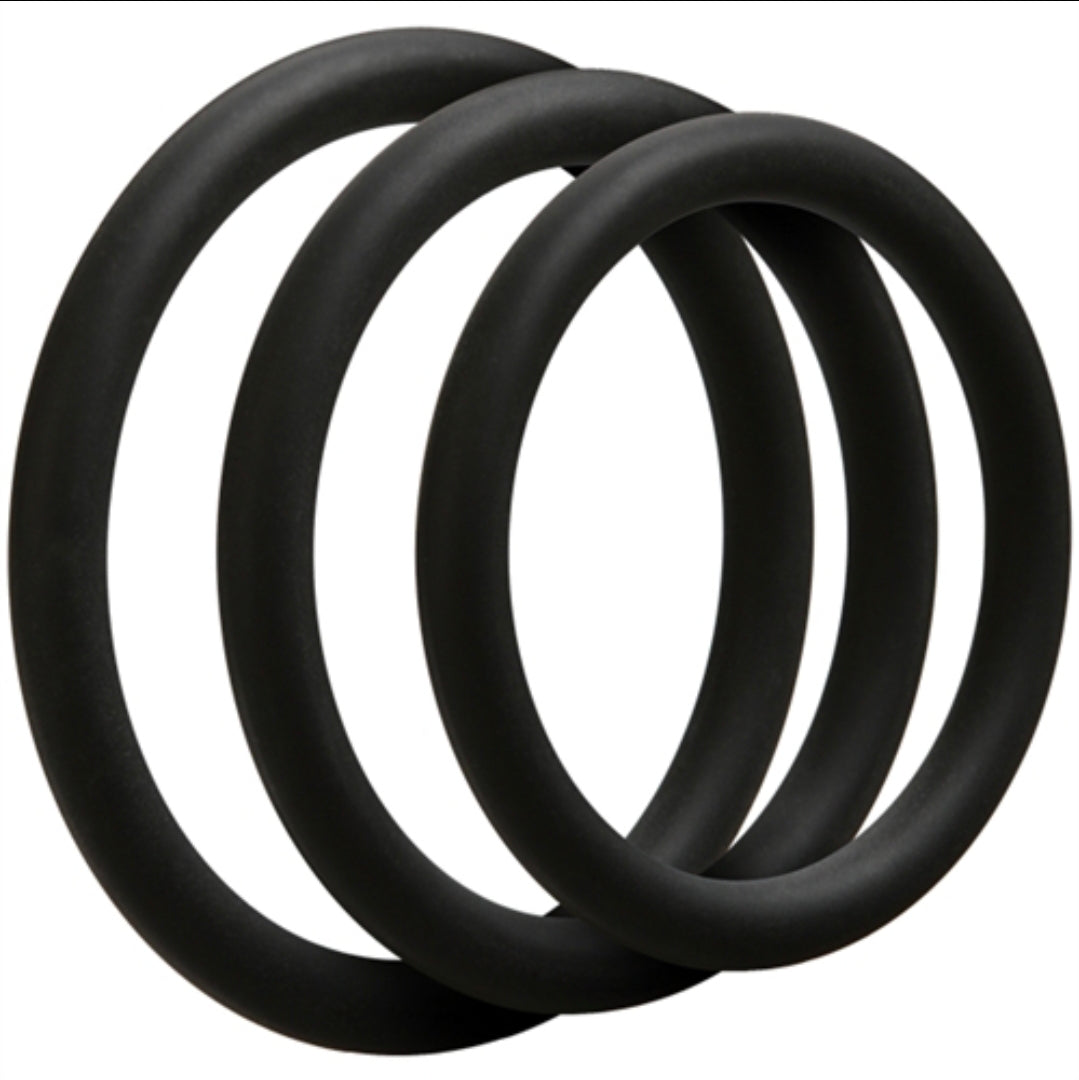 Optimale 3 C Ring Set - Thin - Black