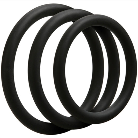 Optimale 3 C Ring Set - Thin - Black