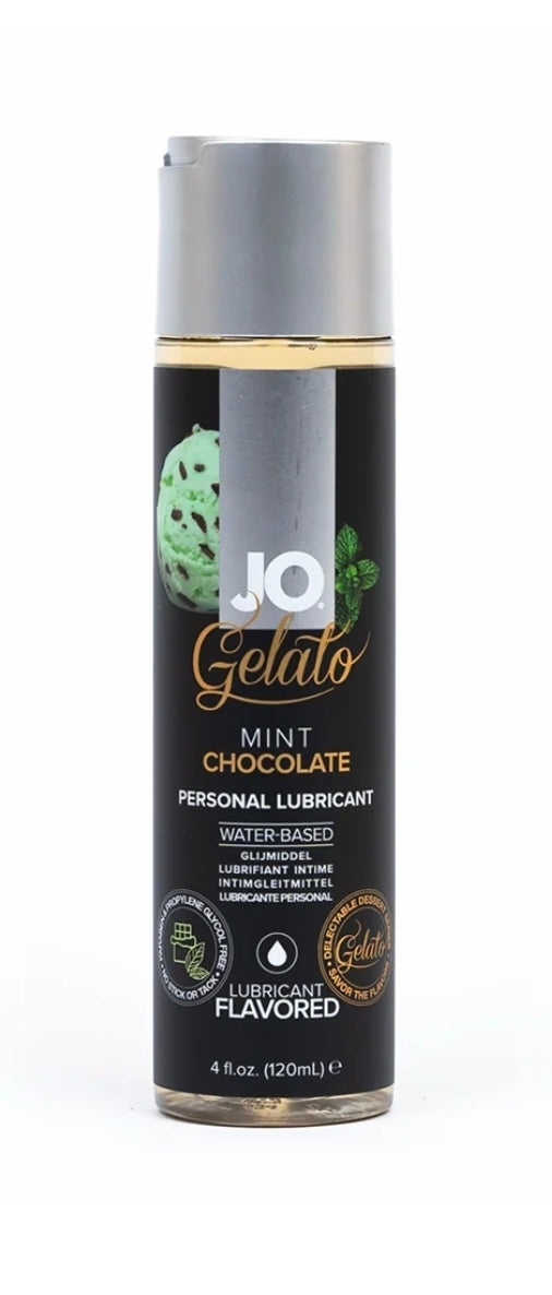 JO Gelato Mint Chocolate Flavored Water-Based Lubricant 4 oz.