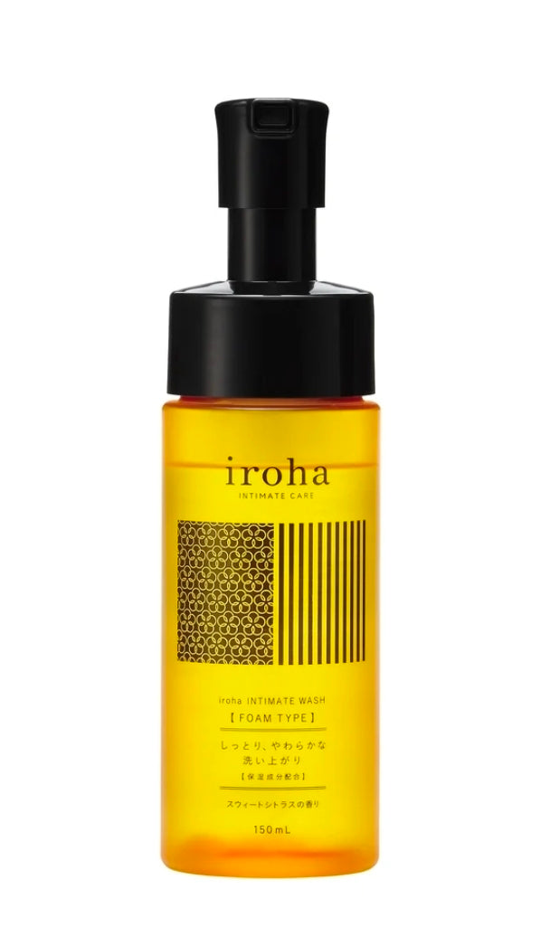 iroha Intimate Wash Foam Sweet Citrus 5.07 oz.