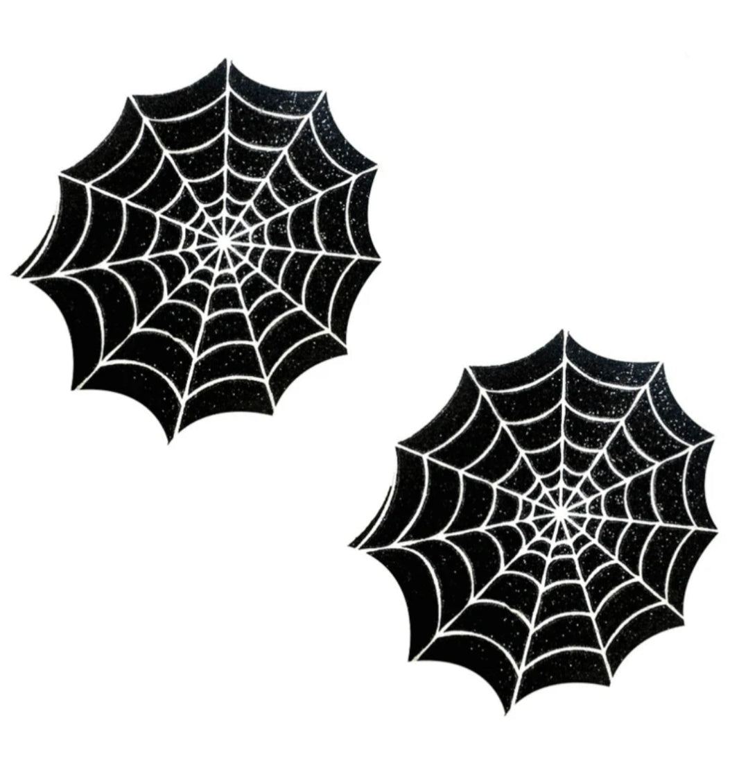 Neva Nude Pasty Spider Web