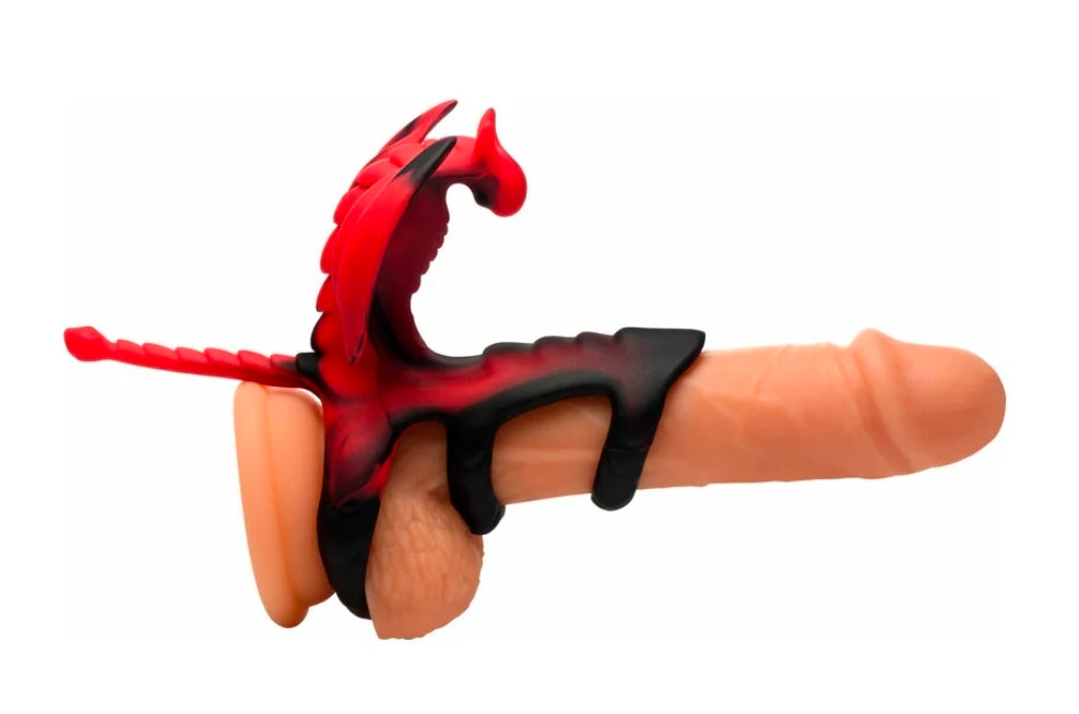 Creature Cocks Dragon Flight Vibrating Silicone Cock Ring