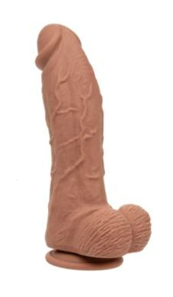 Silicone Rechargeable Big Dick Energy Studs - Brown