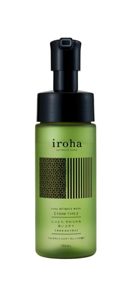 iroha Intimate Wash Foam Bergamot and Bitter Orange 5.07 oz.