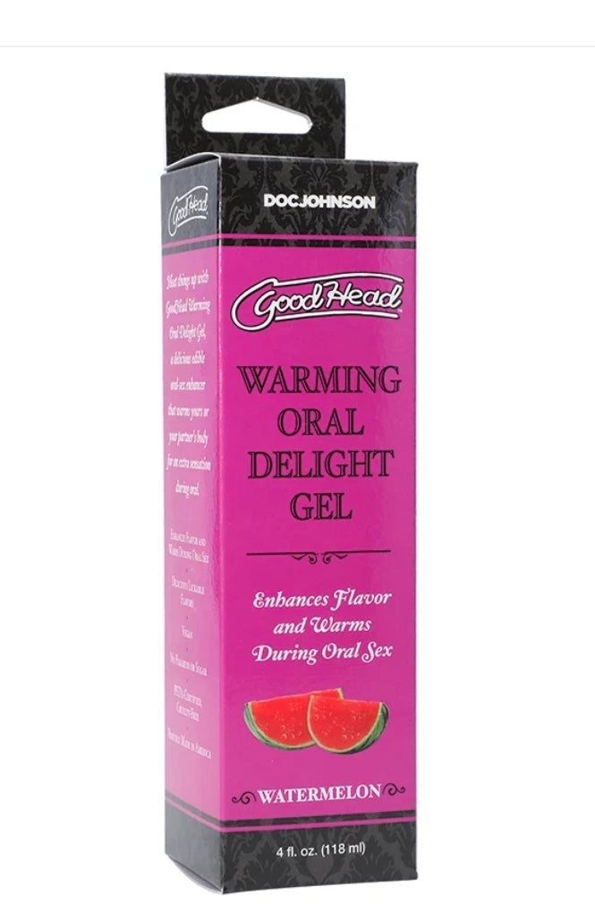 GoodHead Warming Head Oral Delight Gel Watermelon 4oz