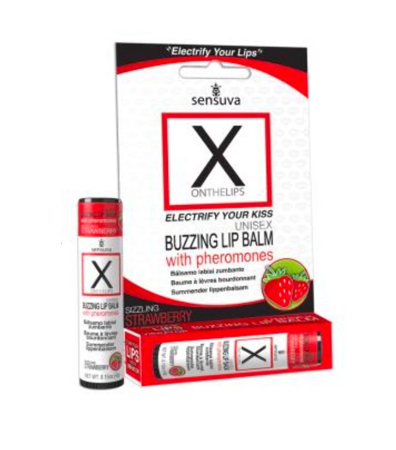 X on the Lips With Pheromones Strawberry