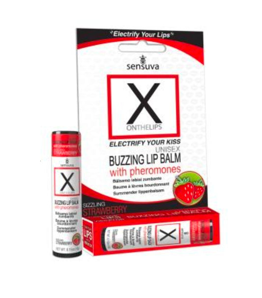 X on the Lips With Pheromones Strawberry