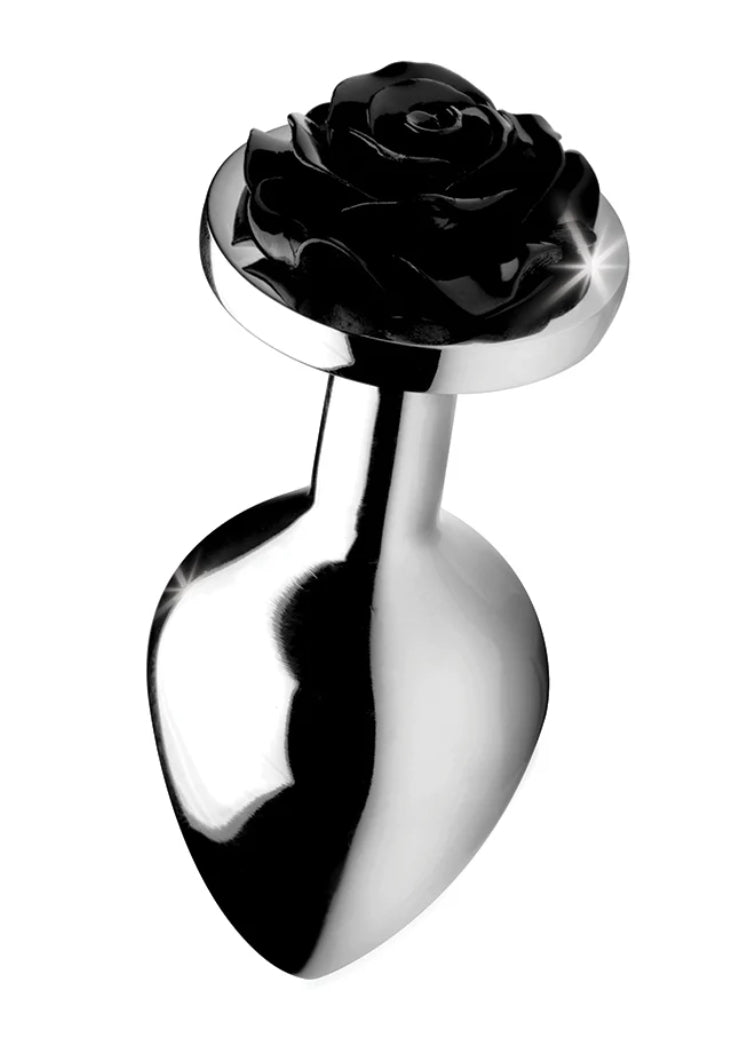 Black Rose Butt Plug