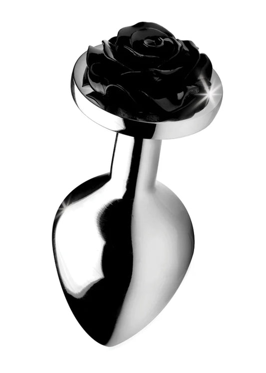 Black Rose Butt Plug