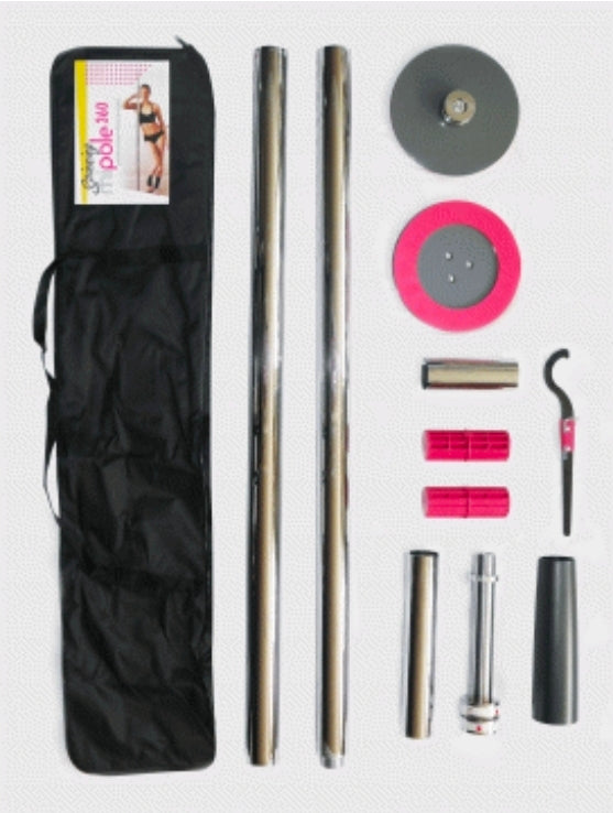 Mipole 360 Spinning Professional Dance Pole (Holds up to 250lbs)