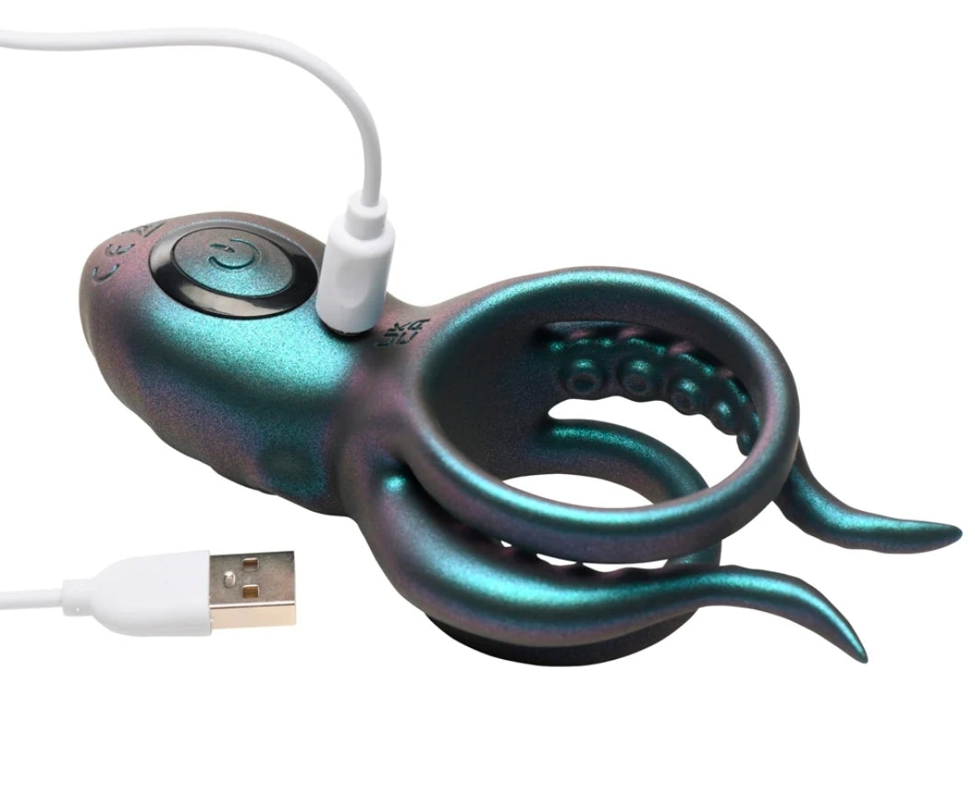Creature Cocks Octo-Grip Vibrating Silicone Cock Ring