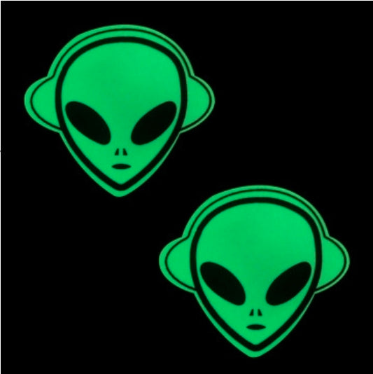 Glow in the Dark Alien Pasties